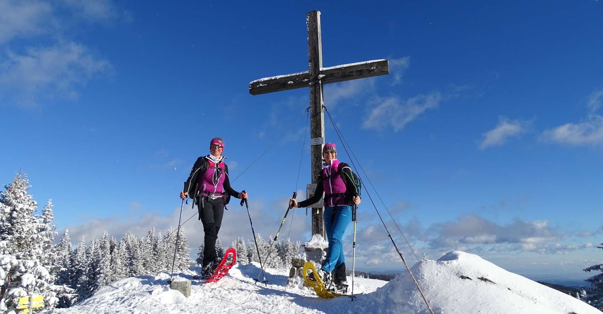 <p>Gipfelwanderung Steinplan auf Schneeschuhen mit Treffpunkt im Gasthof Hubmann Kleinlobming</p> Copyright:WEGES OG