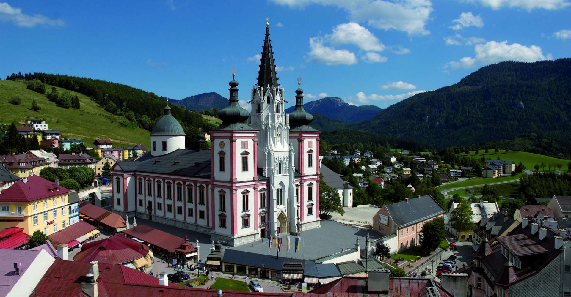 <p>Basilika Mariazell ist wohl eines der beliebtesten Ausflugsziele der Steiermark</p> Copyright:TV Mariazell
