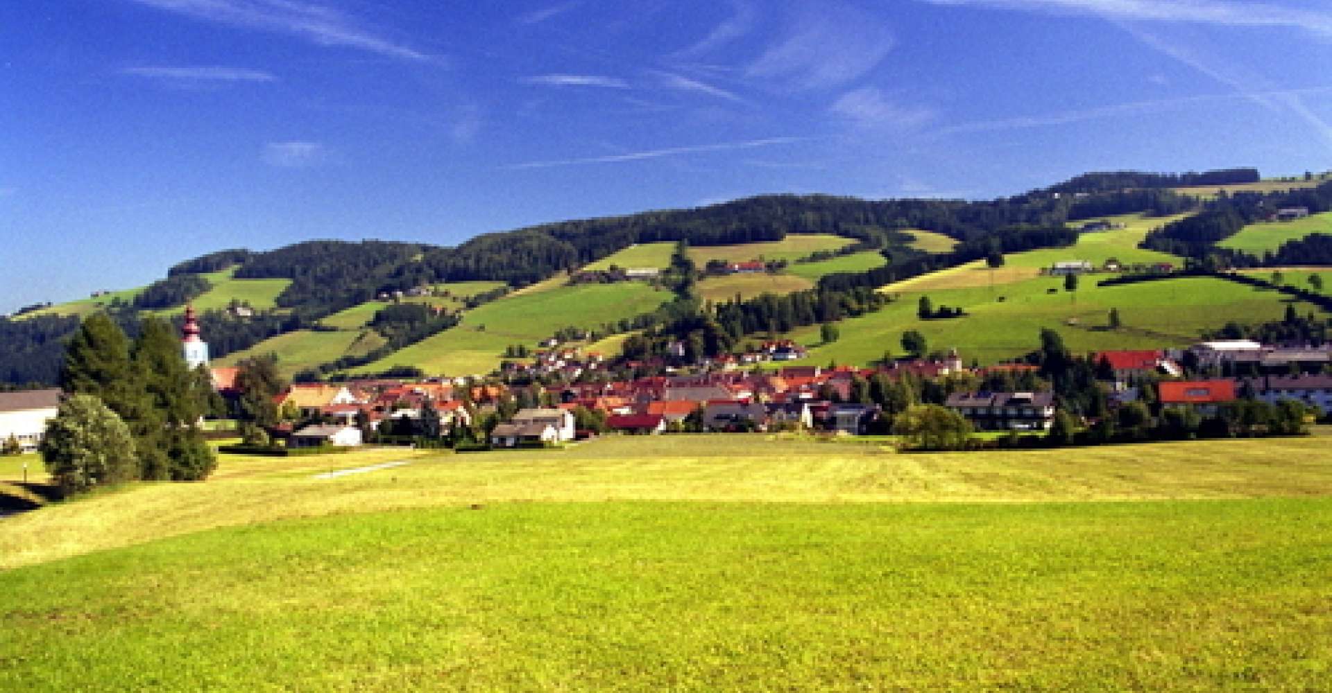 <p>Panoramaweg in Amering bei Obdach im Murtal in der Steiermark.</p> 