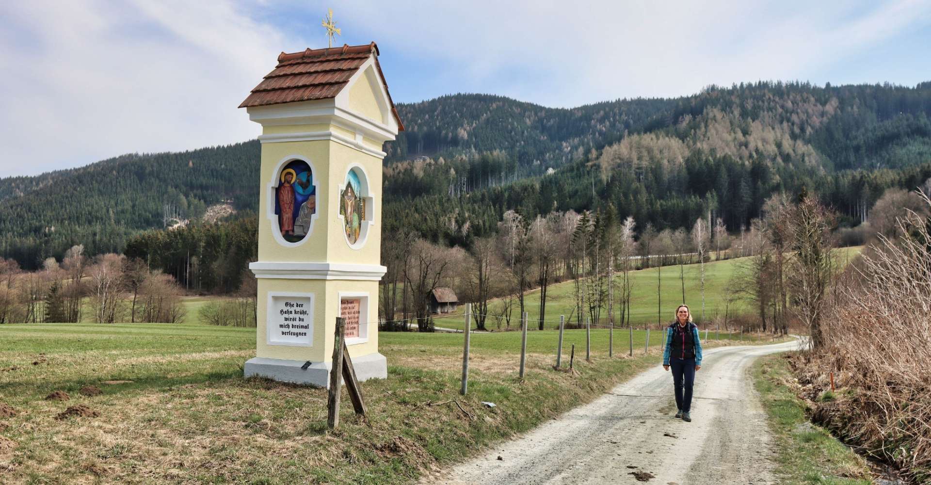 <p>Wanderung von Seckau auf den Tremmelberg "Turm im Gebirge" über die Kalvarienkirche</p> 
