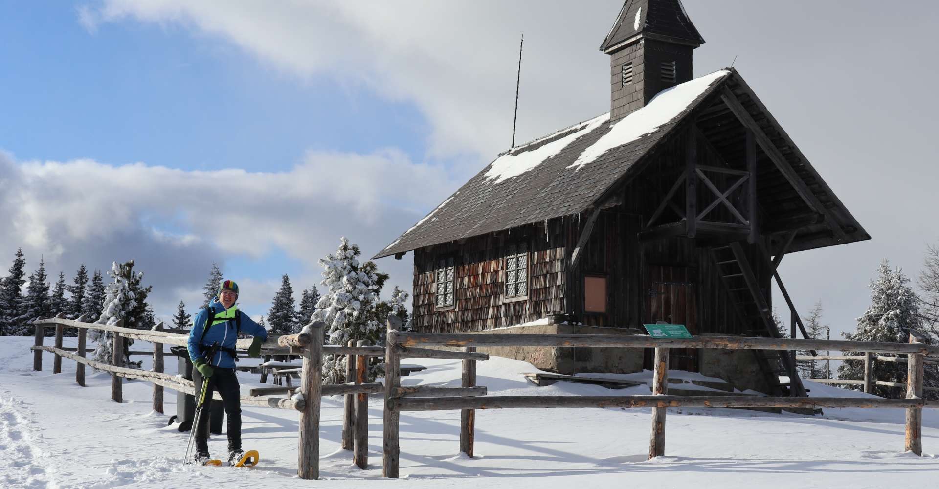 <p>Gipfelwanderung Rosenkogel mit Schneeschuhen</p> Copyright:WEGES OG
