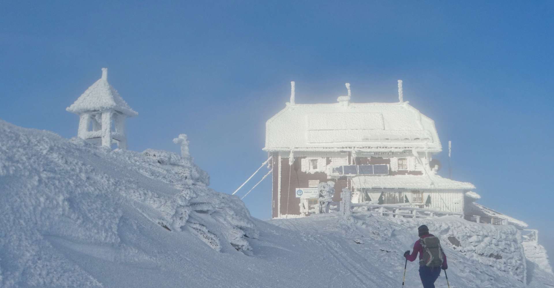 <p>Schneeschuhtour vom Alpengasthof Sabathy auf den Zirbitzkogel im Murtal in der Steiermark</p> 
