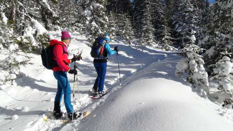 Schneeschuhwanderung zum Lindersee in den Seetaler Alpen